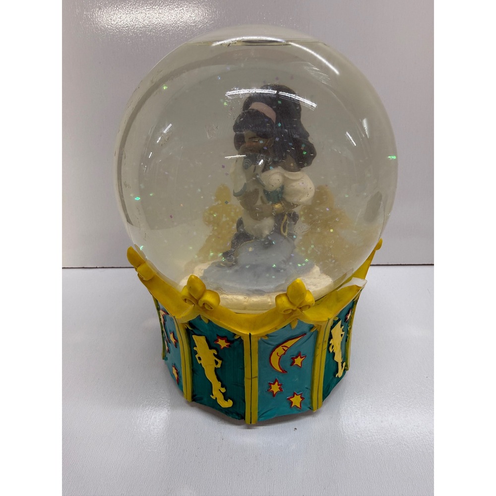 Disney Hunchback of Notre Dame Esmeralda Djali Musical Snow Globe Celestial Base